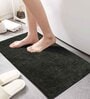 Grey Geometric Microfiber 16X24 Inches Anti Skid Door Mats