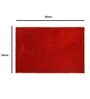 Red Geometric Microfiber 20X32 Inches Anti Skid Door Mats