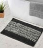Grey Solid Microfiber 20X32 Inches Anti Skid Door Mats