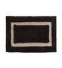 Brown Geometric Microfiber 20X32 Inches Anti Skid Door Mats