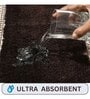 Brown Geometric Microfiber 20X32 Inches Anti Skid Door Mats