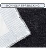 Grey Geometric Microfiber 20X32 Inches Anti Skid Door Mats