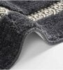 Grey Geometric Microfiber 20X32 Inches Anti Skid Door Mats