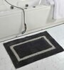 Grey Geometric Microfiber 20X32 Inches Anti Skid Door Mats
