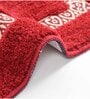 Red Solid Microfiber 20X32 Inches Anti Skid Door Mats