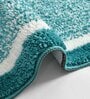 Aqua Solid Microfiber 20X32 Inches Anti Skid Door Mats