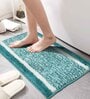 Aqua Solid Microfiber 20X32 Inches Anti Skid Door Mats