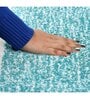 Aqua Solid Microfiber 20X32 Inches Anti Skid Door Mats