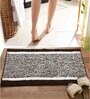 Brown Solid Microfiber 20X32 Inches Anti Skid Door Mats
