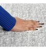 Grey Solid Microfiber 16X24 Inches Anti Skid Door Mats