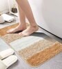 Beige Abstract Microfiber 16X24 Inches Anti Skid Door Mats