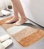 Beige Abstract Microfiber 16X24 Inches Anti Skid Door Mats
