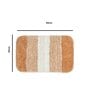 Beige Abstract Microfiber 16X24 Inches Anti Skid Door Mats