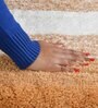 Beige Abstract Microfiber 16X24 Inches Anti Skid Door Mats