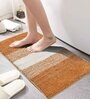 Beige Abstract Microfiber 20X32 Inches Anti Skid Door Mats