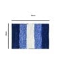 Blue Abstract Microfiber 16X24 Inches Anti Skid Door Mats