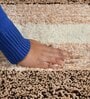 Brown Abstract Microfiber 16X24 Inches Anti Skid Door Mats