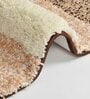 Brown Abstract Microfiber 16X24 Inches Anti Skid Door Mats