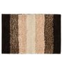 Brown Abstract Microfiber 20X32 Inches Anti Skid Door Mats