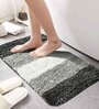 Grey Abstract Microfiber 16X24 Inches Anti Skid Door Mats