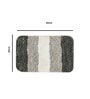 Grey Abstract Microfiber 16X24 Inches Anti Skid Door Mats