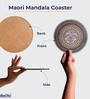 MIX Premium MDF Big Coaster with Mandala Art