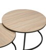 Match Nesting Table In Light Oak Colour