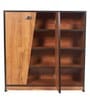 Matchbox 2 Door Shoe Cabinet in Teak Colour