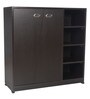 Matchbox 2 Door Shoe Cabinet in Wenge Colour