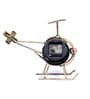 Matel Copper  Finish Decorative Showpiece Helicoptor Table Clock by