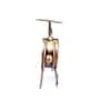 Matel Copper  Finish Decorative Showpiece Helicoptor Table Clock by