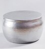 Matera Metal Coffee Table In Silver Finish