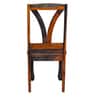 Mathis Sheesham Wood 6 Seater Dining Set in Vintage Black & Teak Finish with Bench