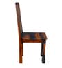 Mathis Sheesham Wood 6 Seater Dining Set in Vintage Black & Teak Finish with Bench