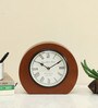 Matilda Mango Wood Brown Modern Wall Clock