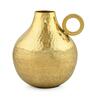 Matki Shaped Gold Aluminium Vase