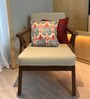 Matmee And Beige Printed 16 X 16 Inches Cushion Cover Matmee And Beige Printed 16 X 16 Inches Cushion Cover