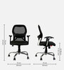 Matrix Breathable Mesh Ergonomic chair in black Colour