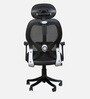Matrix Breathable Mesh Ergonomic Chair in Black Colour with Headrest