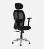Matrix Breathable Mesh Ergonomic Chair in Black Colour with headrest