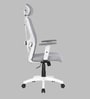 Akira High Back Breathable Mesh Ergonomic Chair with Adjustable Lumbar Support in White Color