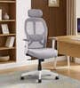Akira High Back Breathable Mesh Ergonomic Chair with Adjustable Lumbar Support in White Color