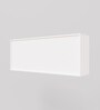 Matrix Engineered wood Wall Mounted Kitchen Cabinet (White & Orange)