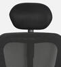 Matrix Breathable Mesh High Back Ergonomic Chair In Black Colour With Headrest
