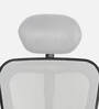 Matrix Breathable Mesh High Back Ergonomic Chair In Grey Colour With Headrest