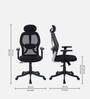 Matrix High Back Ergonomic Chair in Black Colour