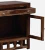 Ulyano Sheesham Wood Crockery Unit in Scratch Resistant Rustic Teak Finish