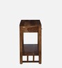Ulyano Sheesham Wood Console Table In Scratch Resistant Rustic Teak Finish