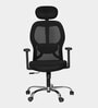 Matrix Torin Breathable Mesh Ergonomic Chair in Black Colour with Headrest