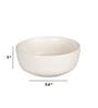 Matt 500ml White Stoneware (Set of 2) Dinner Bowl